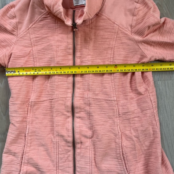 ANTHROPOLOGIE “Saturday Sunday” Coral Pink Jacket with tied back. Size S - Picture 10 of 12